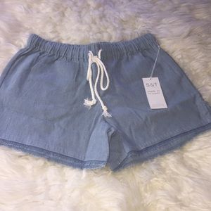 S&T drawstring shorts.